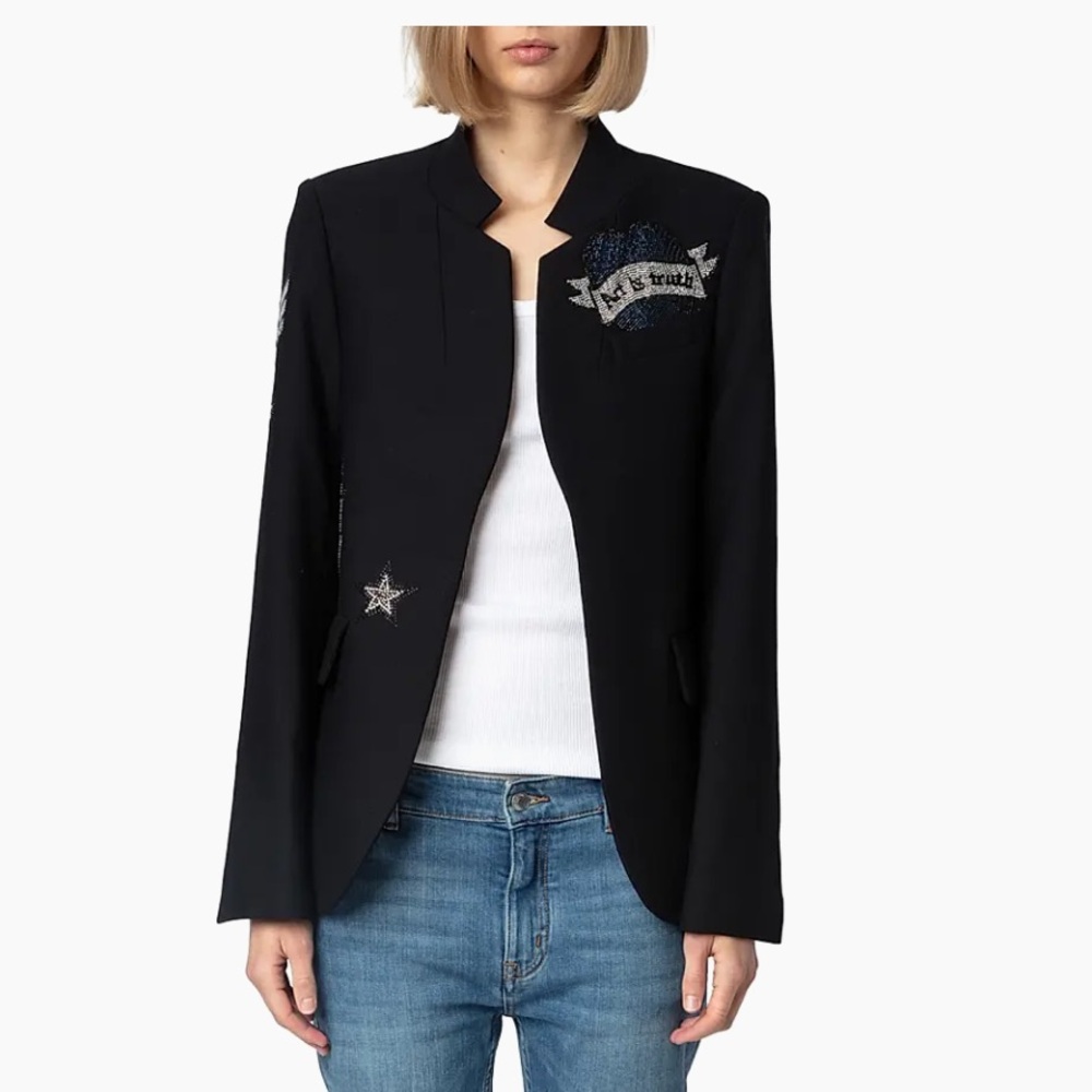 Zadig & Voltaire Embellished Structured Blazer
